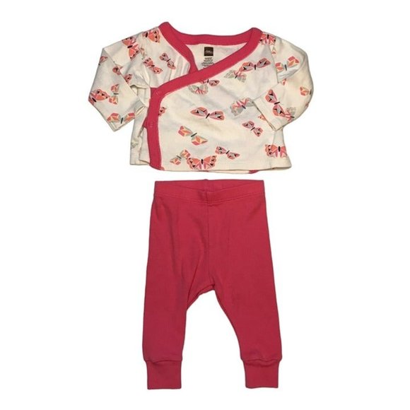 Tea Collection 100% Cotton Newborn Pajamas - Picture 1 of 5
